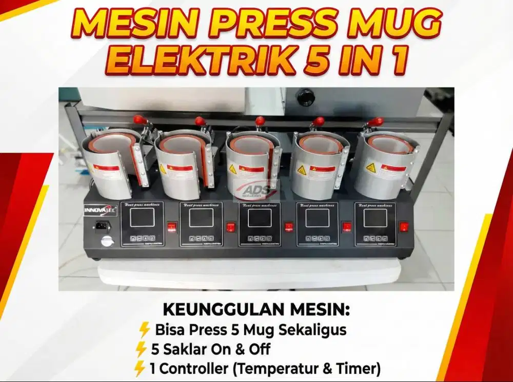 MESIN PRESS MUG TIPE TERBARU ALL VARIAN BERGARANSI