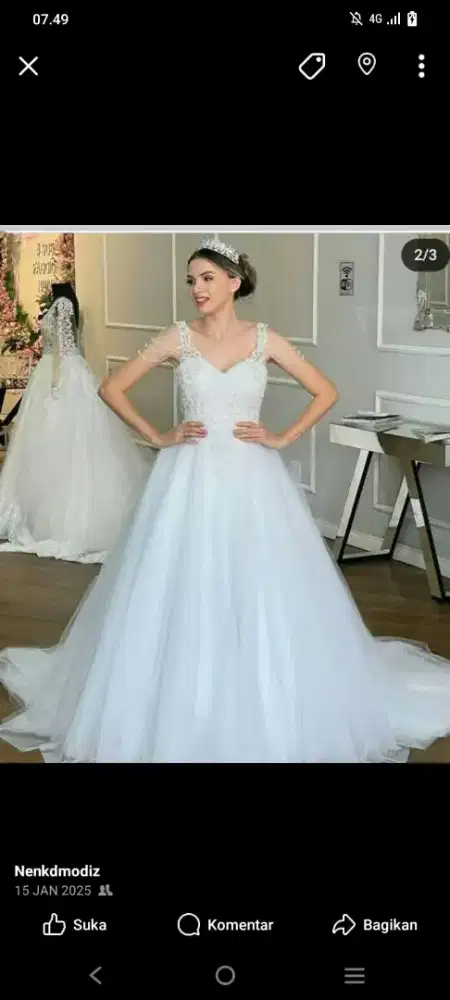 Jasa jahit gaun pengantin modiz