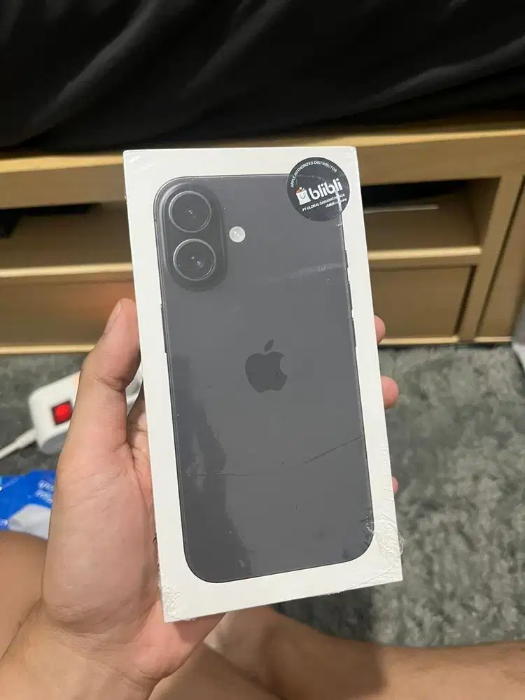 Iphone 16 128GB SA/A Blibli New Segel Warna Black!