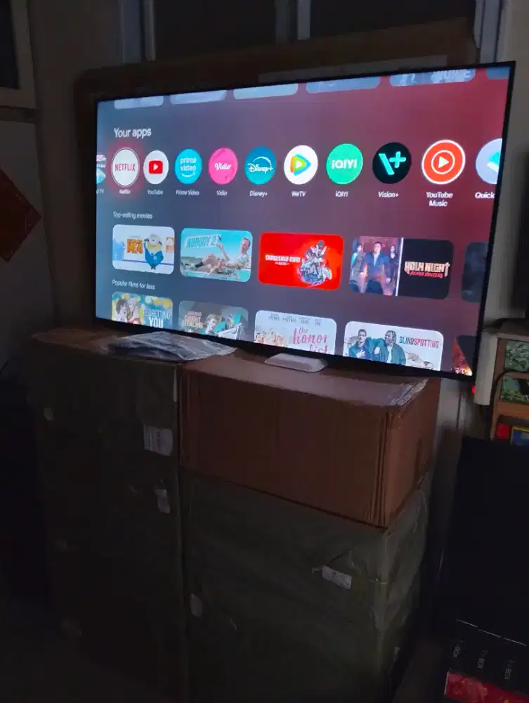 TV TCL 55 inci Google TV model 55P655 like new