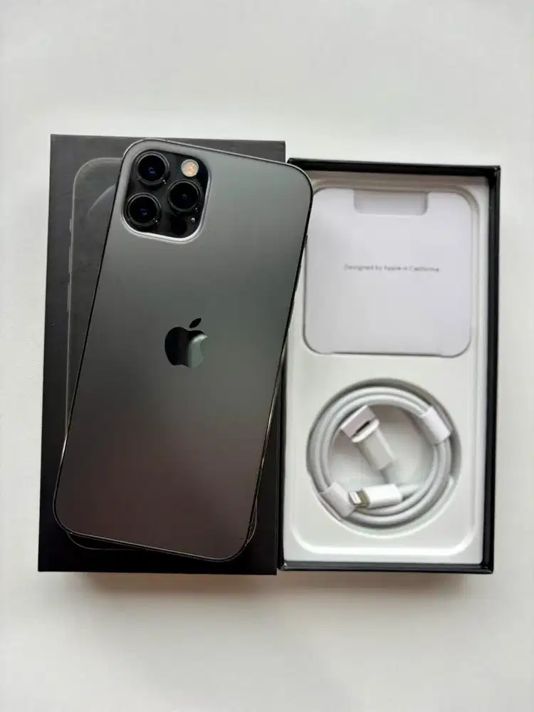 IPHONE 12 PRO 256GB - RESMI LIKE NEW FULLSET CUKAI IMEI AMAN