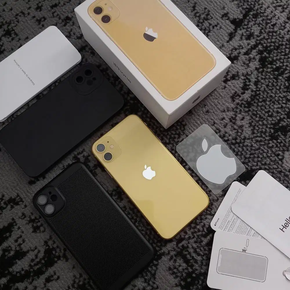 iPhone 11 128GB Yellow iBOX ID/A Fullset (Like New)