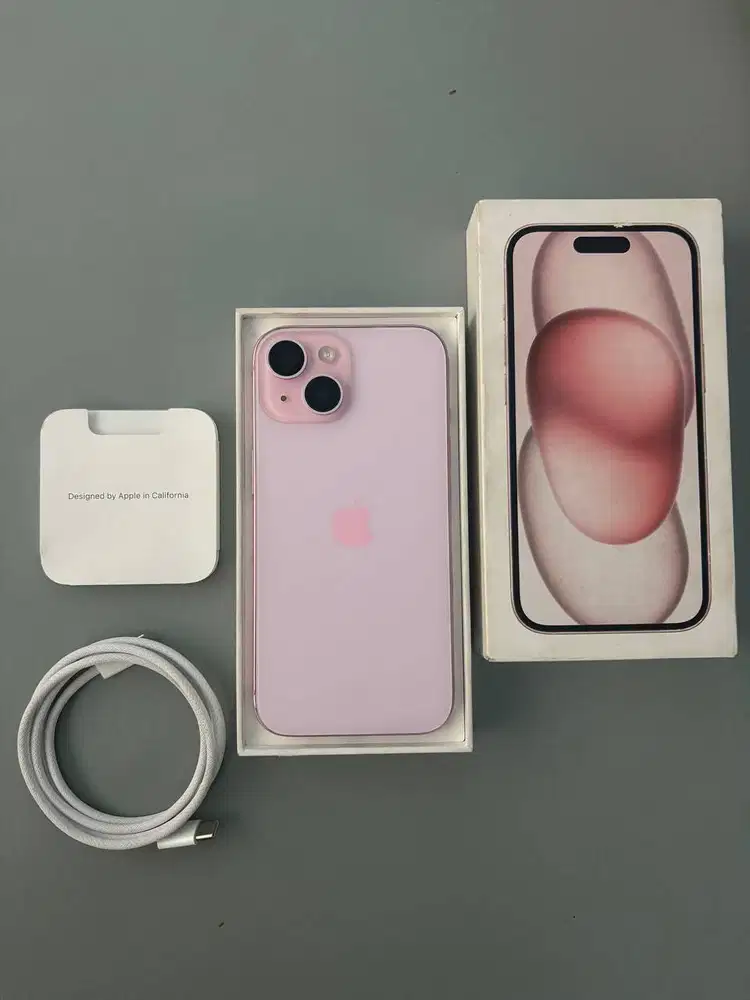 Apple Iphone 15 Pink Ibox Fullset