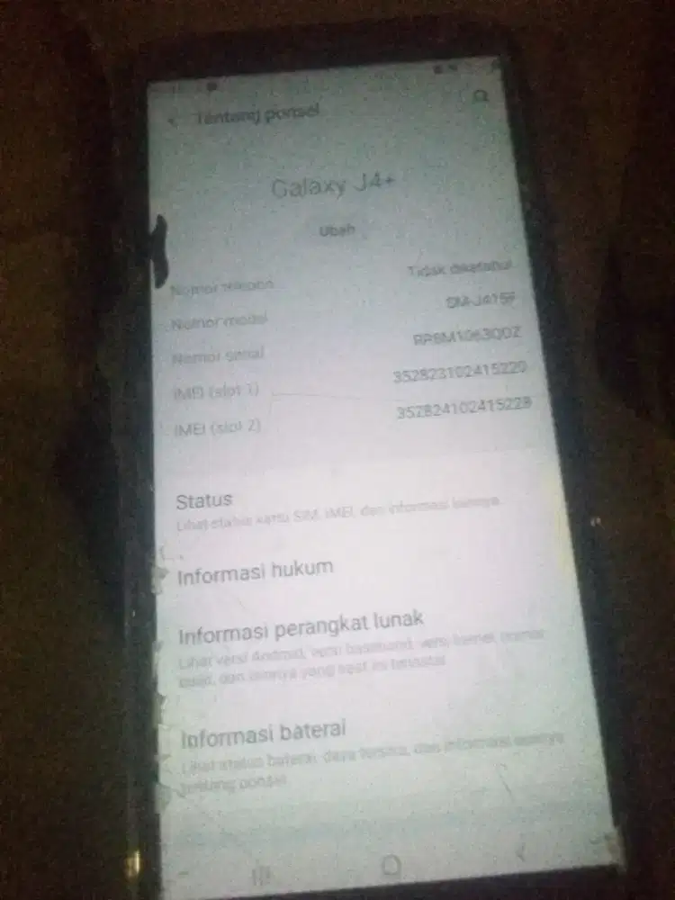 Dijual hp samsung j4+