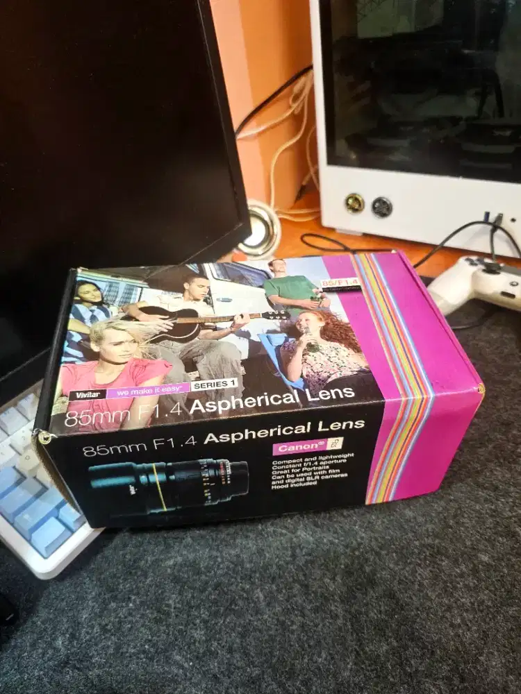 LANGKA, VIVITAR 85MM F1.4 ASPHERICAL SERIES 1
FOR CANON DSLR
