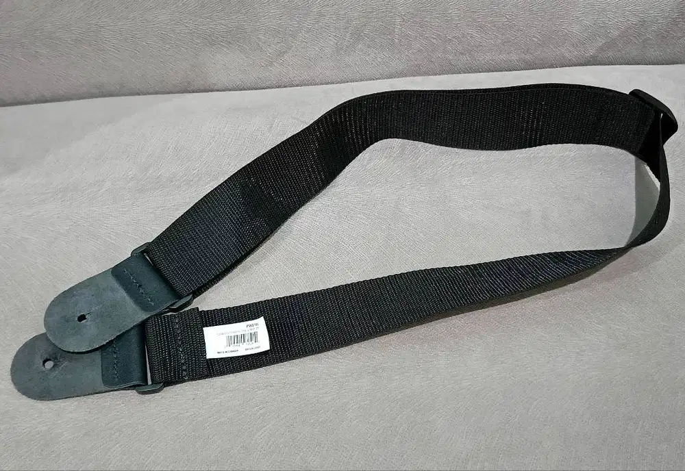 D'Addario PWS100 Polyproplylene Guitar Strap Black Tali gitar daddario
