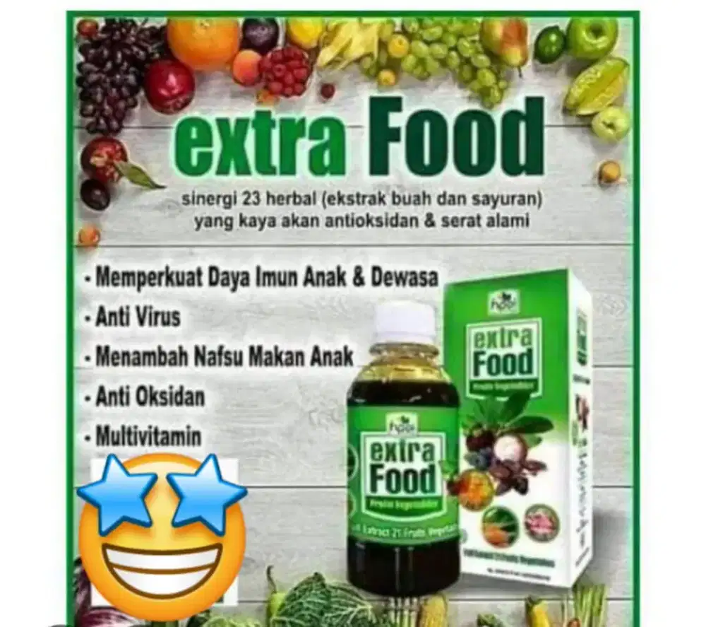 Extrafood baik untuk kesehatan tubuh