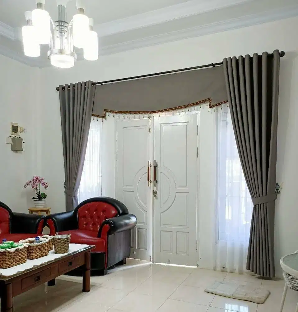 Termewah Gorden Pasang Wallpaper Korden Gordeng Horden Roller Blind