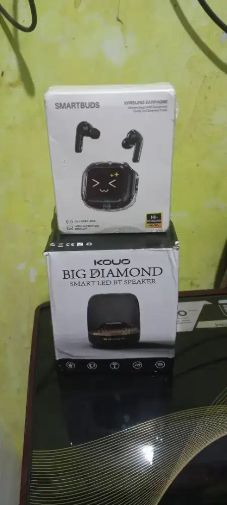 HEADSET BLUETOOTH SMARTBUDS DAN SEPEKER BLUETOOTH KOUO