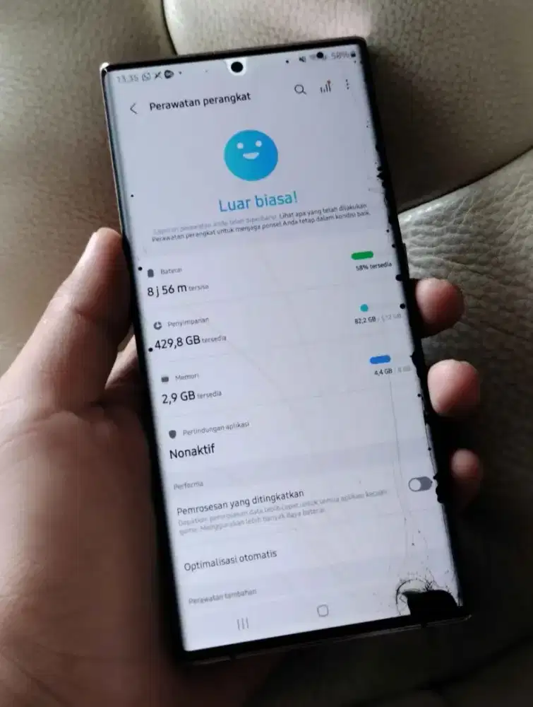Samsung Galaxy Note 20 Ultra Ram 8 Internal 512Gb