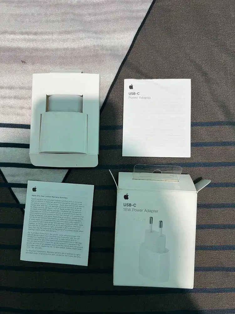 Adaptor 18W Original, Kabel Original Iphone Type C To Lighning, C to C