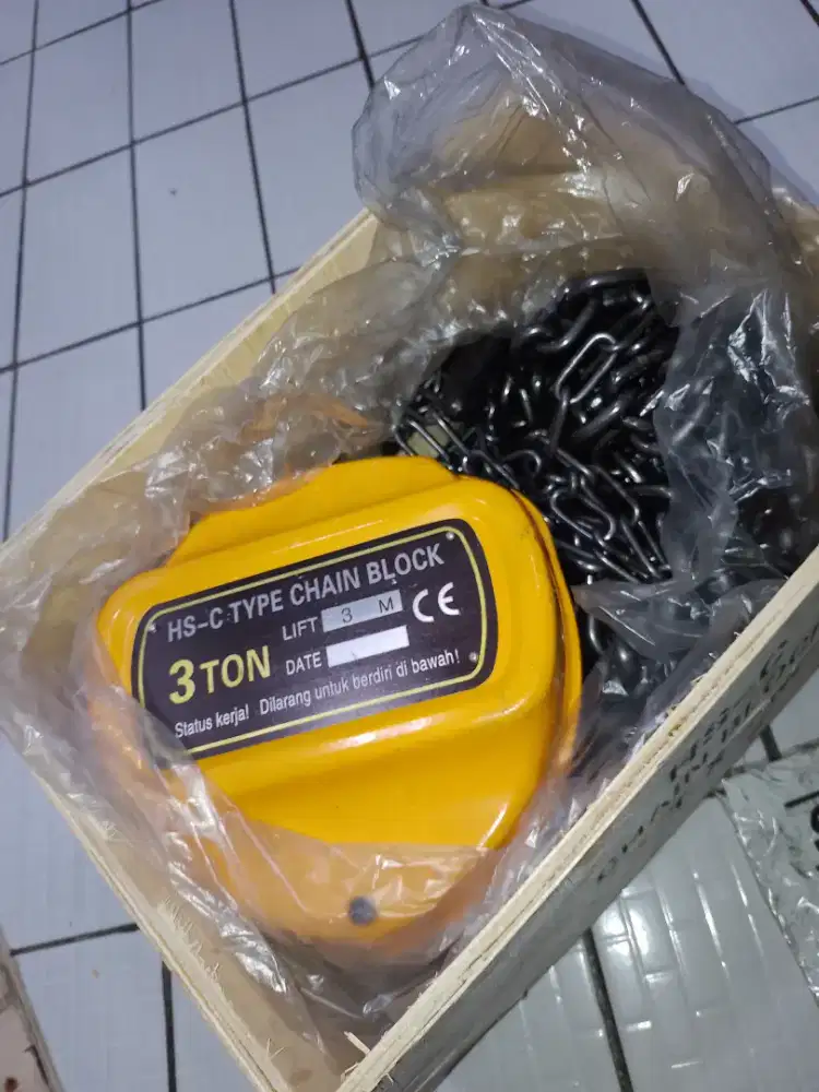3 ton 3 meter Chain block takel katrol chainblock segitiga