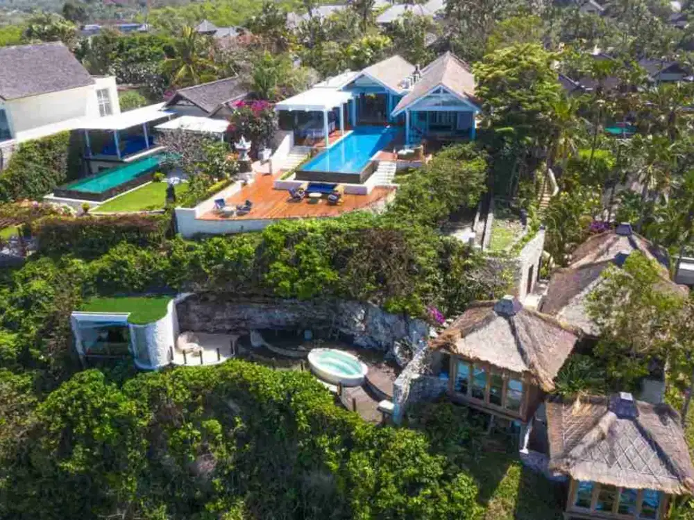 Dijual clift front 3 bed luxury villa Ungasan Kuta Selatan Badung Bali