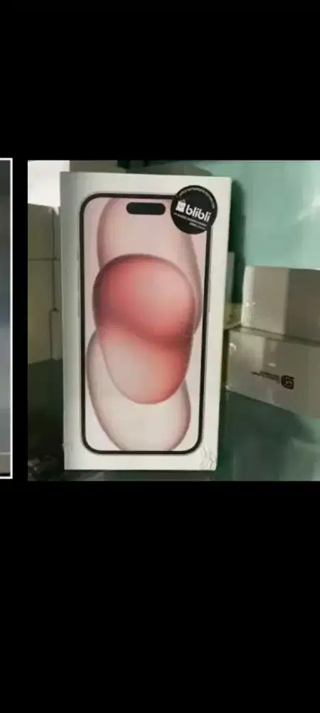 iPhone 15 pink BNIB garansi resmi tAm ibox GDN blibli