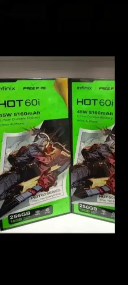 Infinix hot 60i ram 8gb 256gb dan6/128 garansi resmi