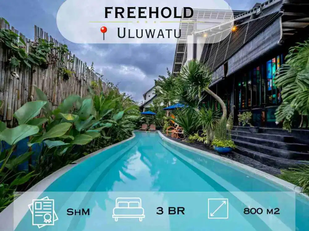 Exclusive Freehold Villa in Uluwatu – Private Pool, Garden & Premium Design
