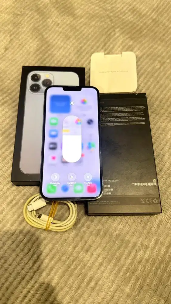 Dijual : Iphone 13 Promax 512GB Blue || Terdaftar || Dualsim Nano ON