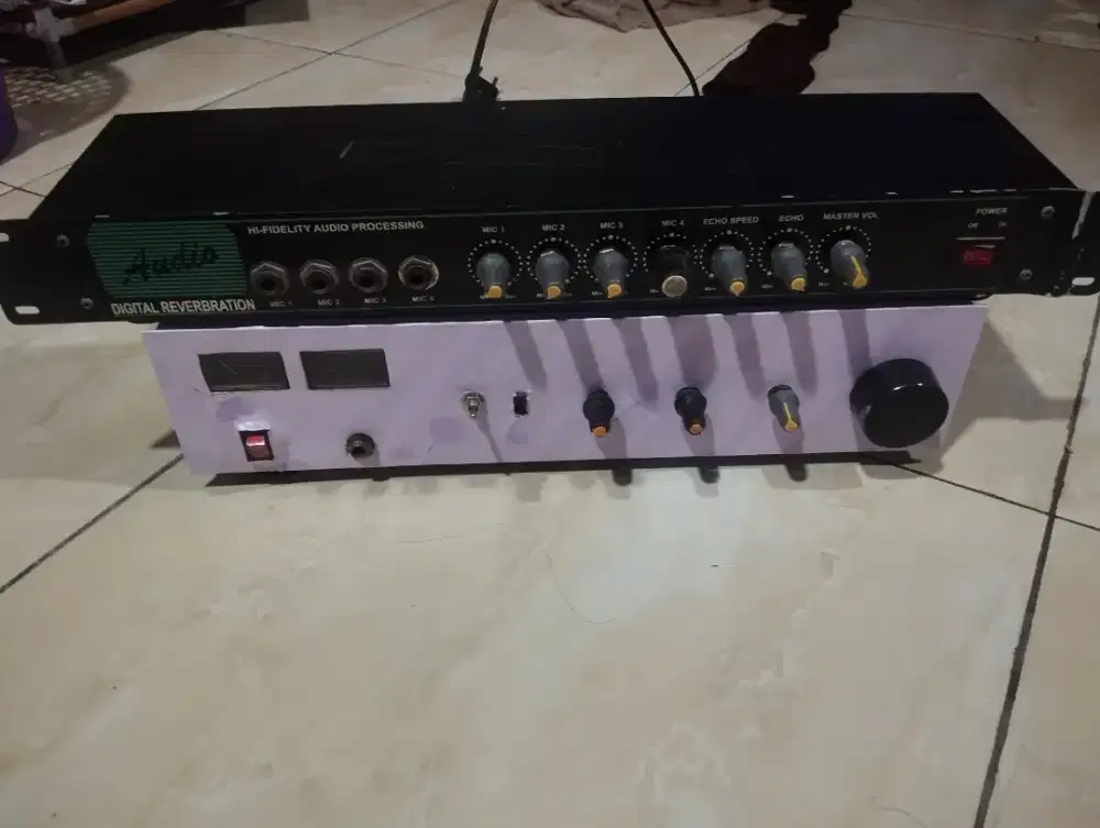 Amplifier dan Tone Control + Mic