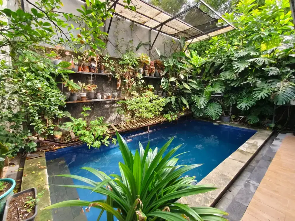 rumah semi villa + pool di jimbaran,lingk perumahan,dkt tol, pasar