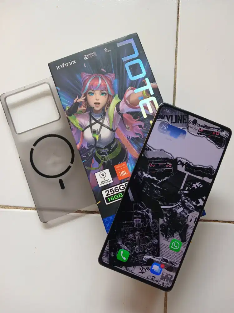 Infinix note 40 8+8 256 fullset orian