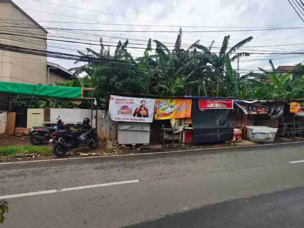 tanah dijual jl swadaya Duren Sawit Cocok utk Minimarket kantor dll Bebas Banjir