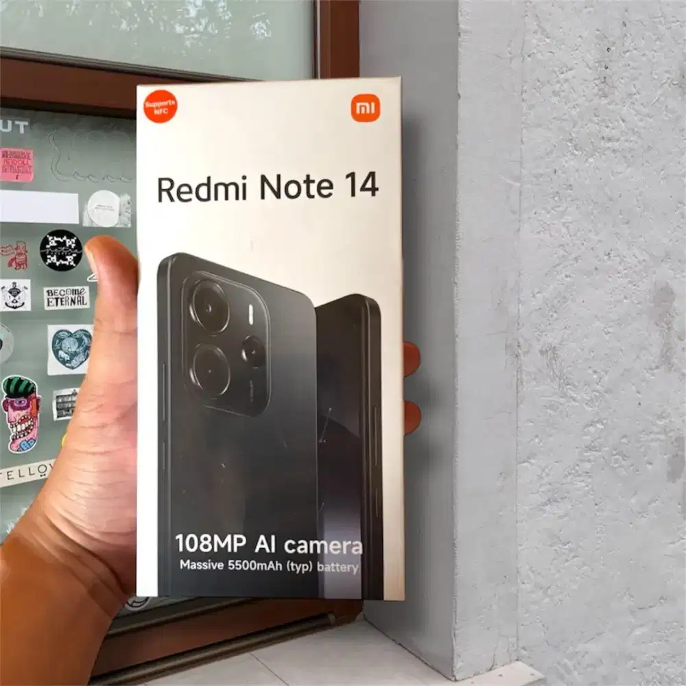 Xiaomi Redmi Note 14 8GB/128GB Baru Segel Box Garansi Resmi