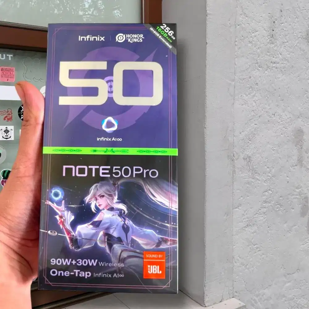 Infinix Note 50 Pro 8GB/256GB Baru Segel Box Garansi Resmi
