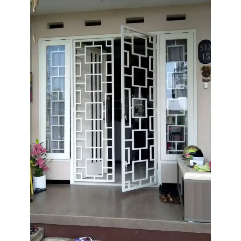 Tralis pintu double dan single