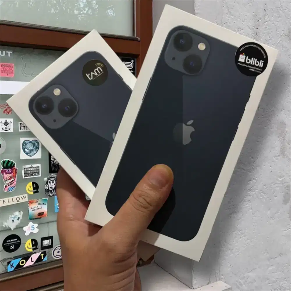 iPhone 13 128GB Baru Segel Box Garansi Resmi (iBox, Gdn, Digimap)