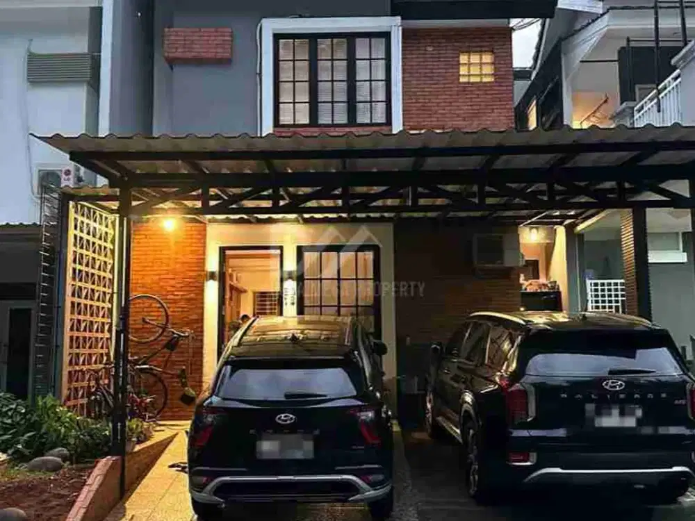 Rumah dijual murah di Nusaloka Serpong Tangerang Selatan furnish