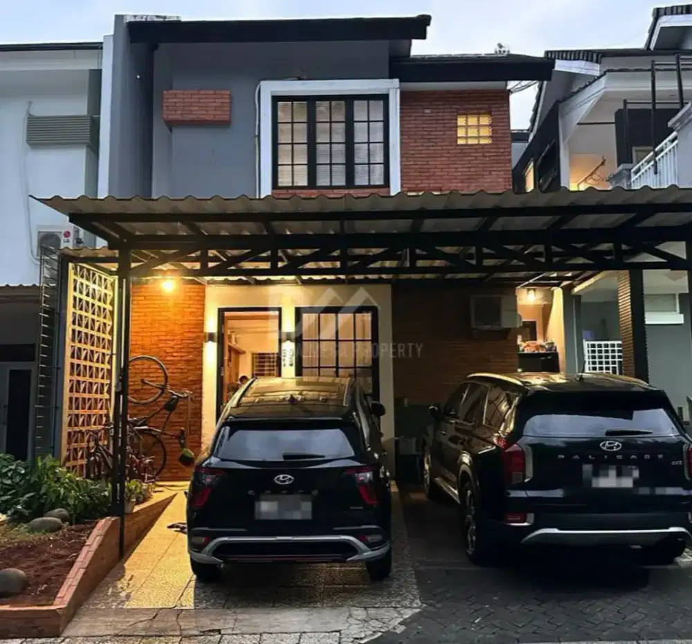 Rumah dijual murah di Nusaloka Serpong Tangerang Selatan furnish