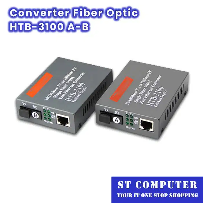 Converter Fiber Optic HTB-3100 A-B