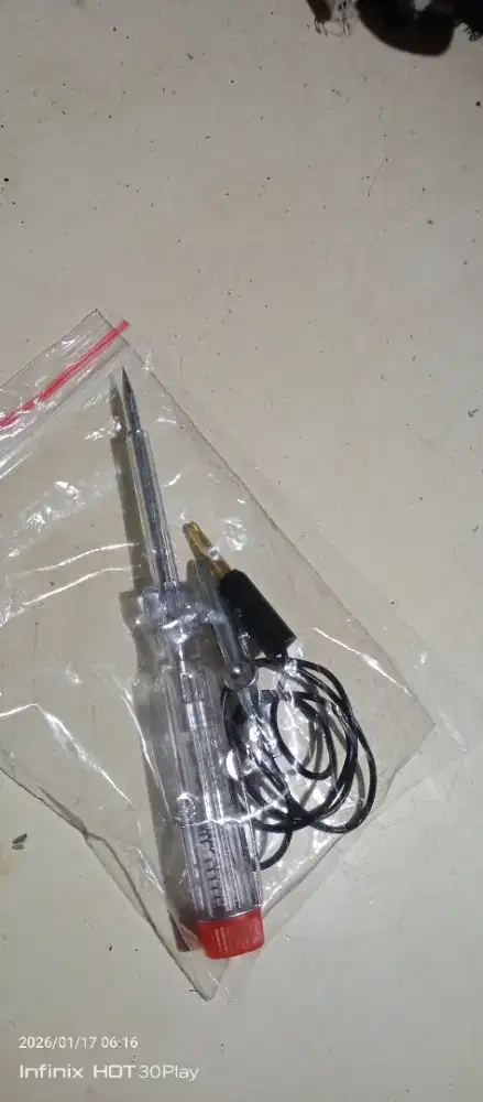 Jual aja obeng stespen untuk arus DC 6 sampe 24 pol kondisi baru