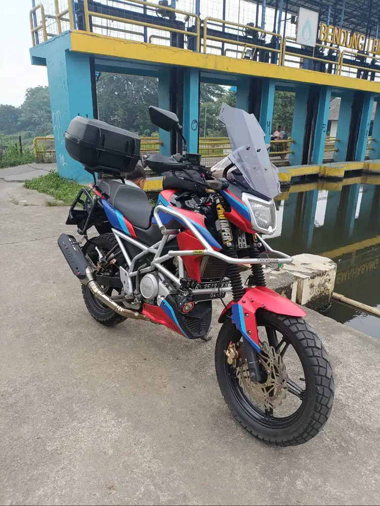 YAMAHA VIXION MODIF TOURING ADVENTURETURE