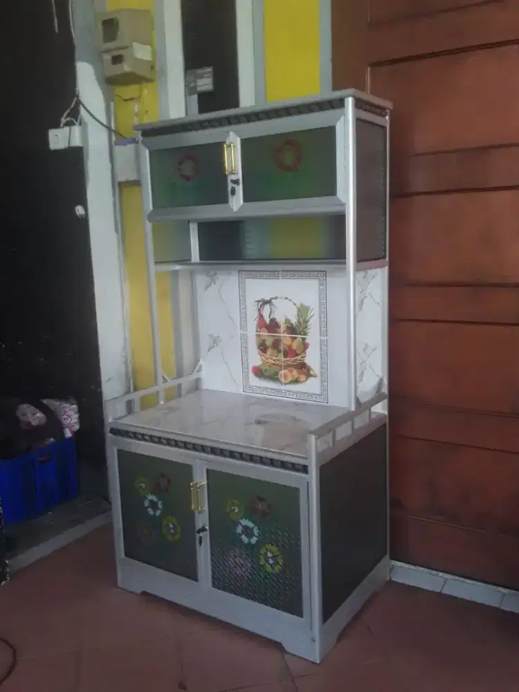 Lemari kompor keramik 2 pintu