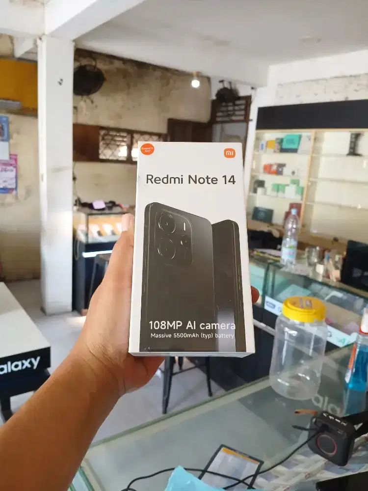 Berminat silahkan WA Xiaomi Redmi Note 14 8/256 Garansi resmi 15bln