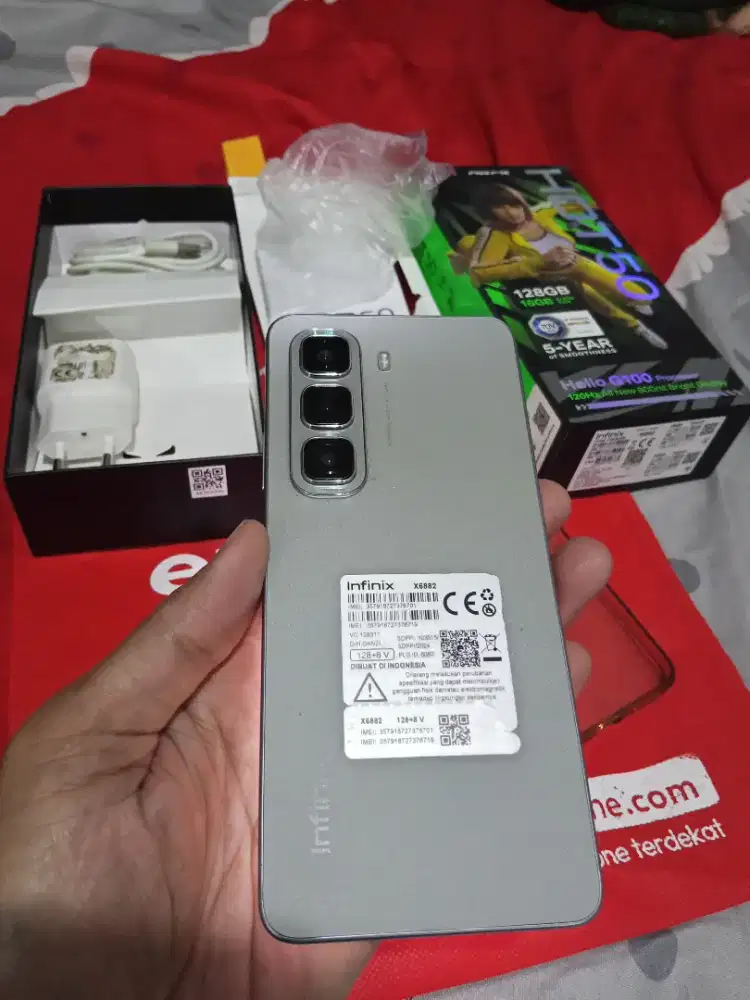 Infinix hot 50 8/128 full set ori