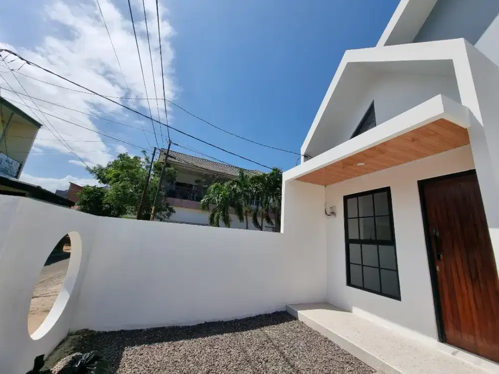 Dijual rumah/tanah scandinavian modern minimalis kota bandar lampung
