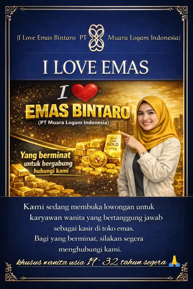 LOKER WANITA LOWONGAN KERJA KASIR