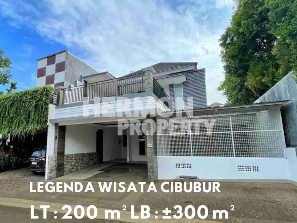 Dijual Cepat , Rumah di Legenda wisata Cibubur - Bangunan Besar Layout Lapang