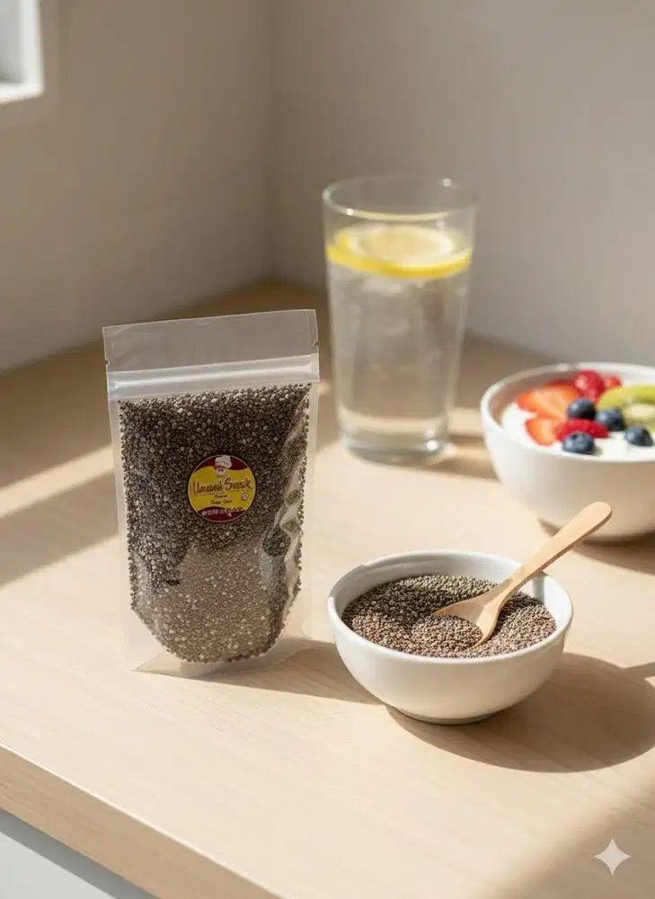 Chia Seeds dan Garam Himalaya