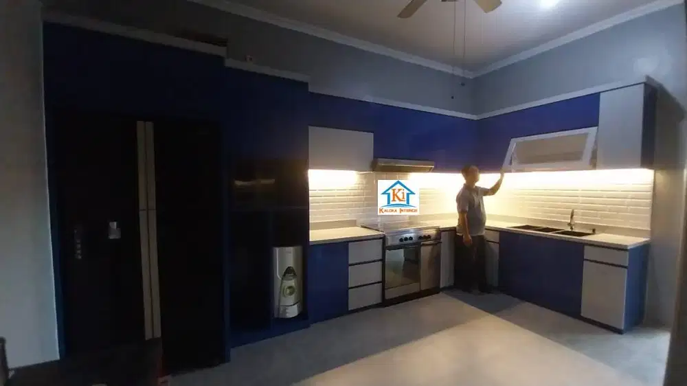 Jasa Bikin Kitchen Set Minimalis Surabaya, Kaloka Interior
