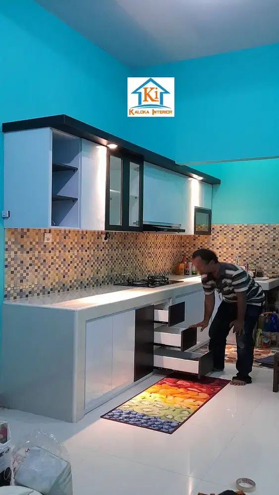 Kitchen Set Pvc Surabaya, Kaloka Interior