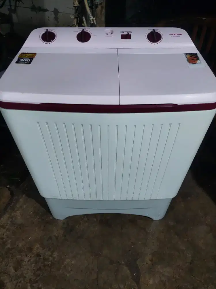 Mesin Cuci polytron kapasitas 8kg Normal semua