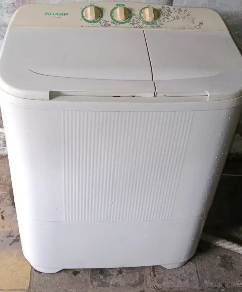 Dijual mesin cuci sharp 8 kilo normal dinamo mesin masih ori
