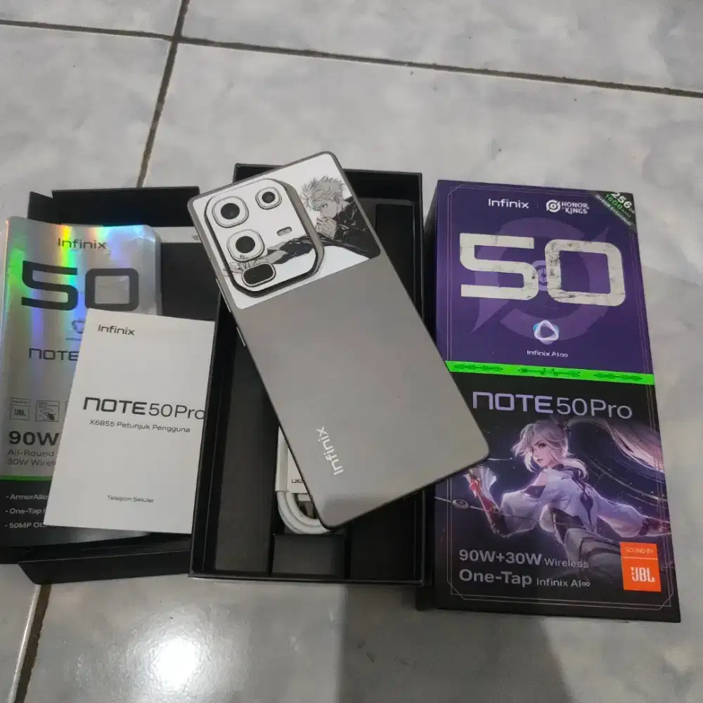Infinix Note 50 Pro Mulus Fullset