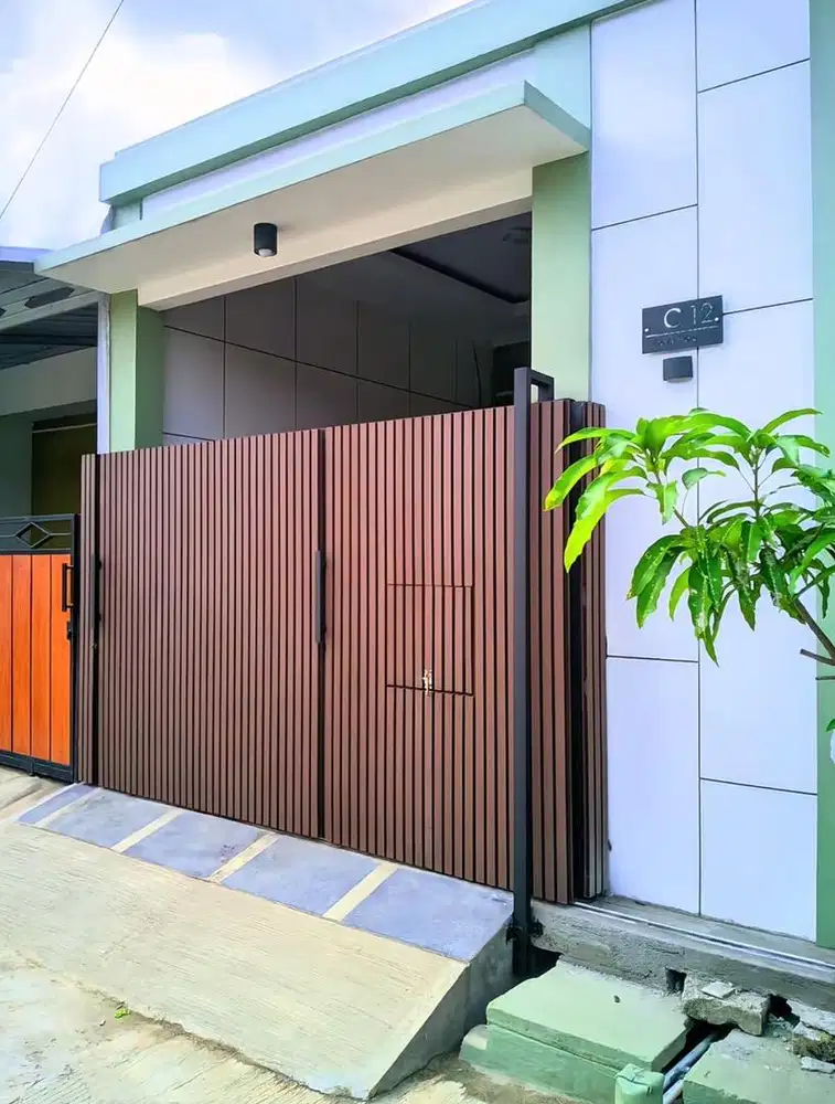 Pagar estetik modren jenis coonwod