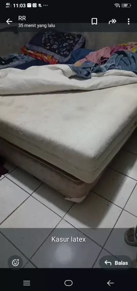 Jual murah tempat tidur springbed latex uk 160x200