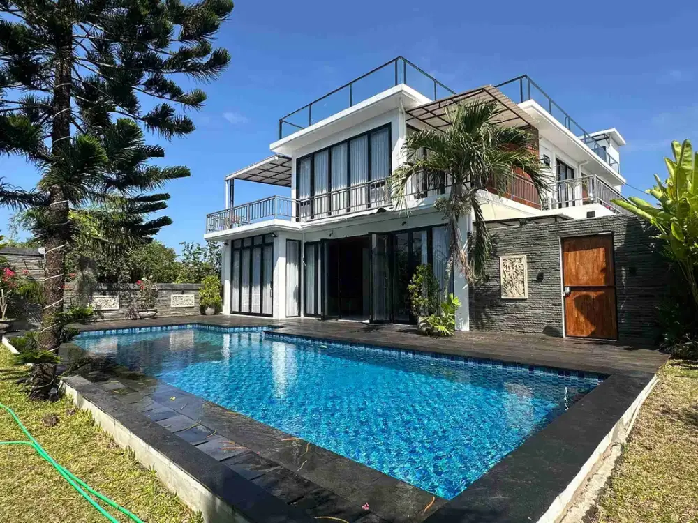 dijual villa ocean view nusa dua bali