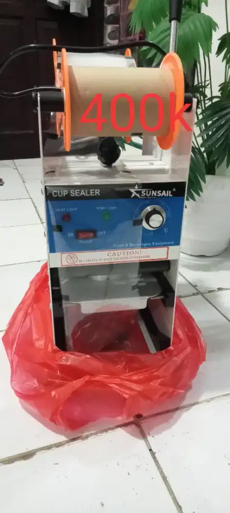 Cup Sealer mesin press gelas minuman